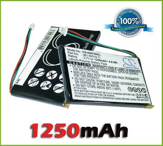 Cameron Sino gps Аккумулятор для Garmin Nuvi 760, Nuvi 760T(pn 361-00019-11