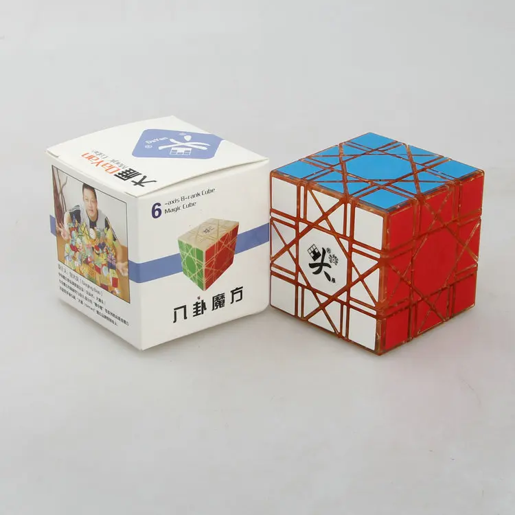 Dayan Bagua Cube Черный/Stless/Wh/Tr 6 осей 8 ранг куб головоломка Cubo Magico развивающая игрушка идея подарка Прямая поставка