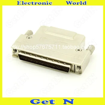 

1pcs SCSI Connector SCSIDB68 Male Head Fabricated DB68 Sharpnel Adapter Punctured HDB68 Iron Shell Plug Socket