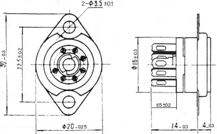 10 шт. B7G посеребренный 7pin керамический шасси крепление гнезда вакуумных трубок для EAA91/EC92/6Z4