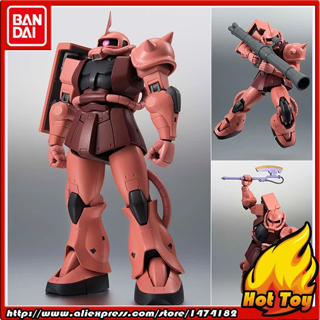 Оригинальный Bandai Tamashii Наций Робот Духи фигурку № 193-MS-06S char Заку Ver. A.n.i.m.e. "Mobile Suit Gundam"