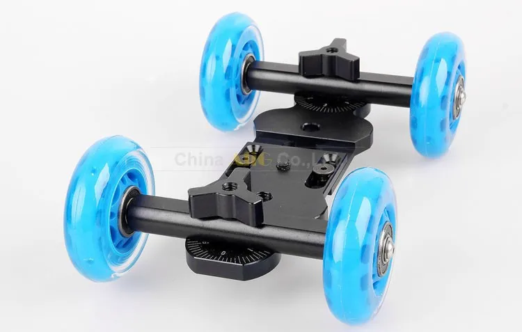 Мини фотографии Долли DSLR Rig Камера видео Dolly 1/4 винтами для Nikon Canon Sony Pentax Olympus Fuji Камера Интимные аксессуары
