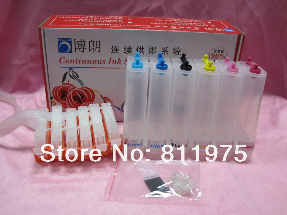 СНПЧ с чипом PGI-225BK CLI-226BK C M Y картридж для canon Pixma MG5220 MG5210 IP4820 MX882 IX6520 чернильная система