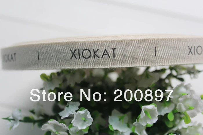 1000 шт рулон хлопковые этикетки с надписью личное имя печати бирки одежды бежевый низ цвета