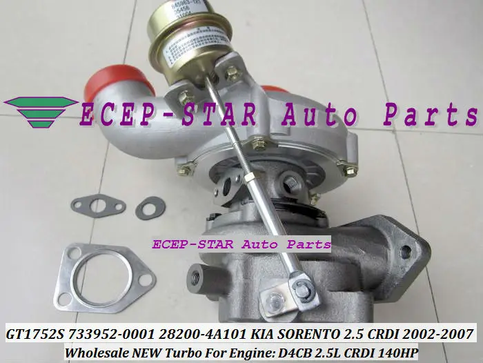 Турбо картридж CHRA GT1752S 733952 733952-5001 S 28200-4A101 28201-4A101 282004A101 для KIA Sorento 02-2.5L ЦНИИ D4CB