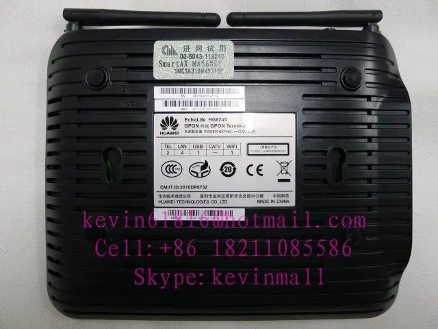 Секундная стрелка 90 pecent Хуа Вэй HG8245 Gpon терминал с 4GE+ 2 речевые порты "блок управления, беспроводной ONU английский интерфейс настройки