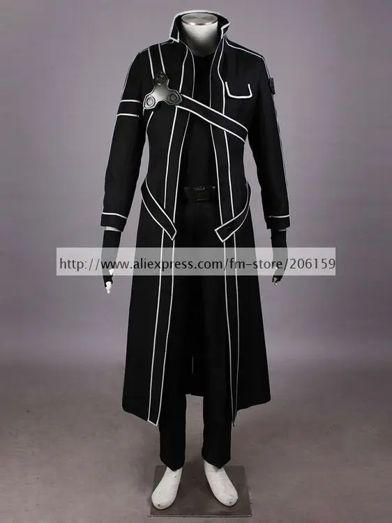 Обувь для вечеринки в Стиле косплей Sword Art Online Аниме Костюм SAO Krito Косплэй костюм Krito плащ-накидка на Для мужчин Карнавальная одежда халат черный полный наборы для ухода за кожей