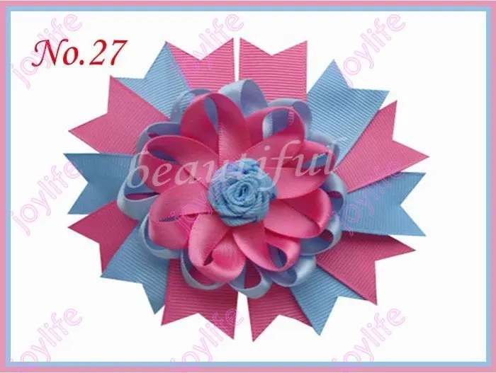 Новые 500 шт 4,5 Роман Махаон гнездо волосы луки rose Изысканная заколка для волос бант для волос для девочек