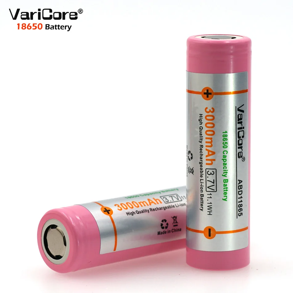 VariCore 2 шт 18350 литиевая батарея 900mAh перезаряжаемая батарея 3,7 V мощность цилиндрические светильники для электронных сигарет