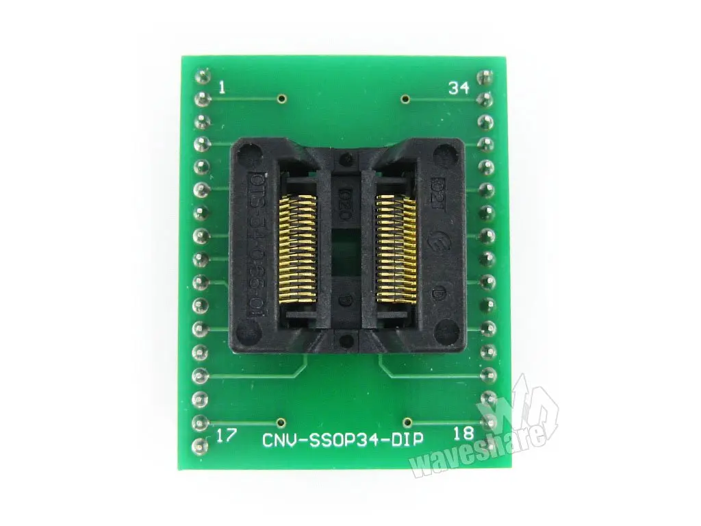 SSOP34 к DIP34 TSSOP34 IC тестовая розетка программирующий адаптер 0,65 шаг