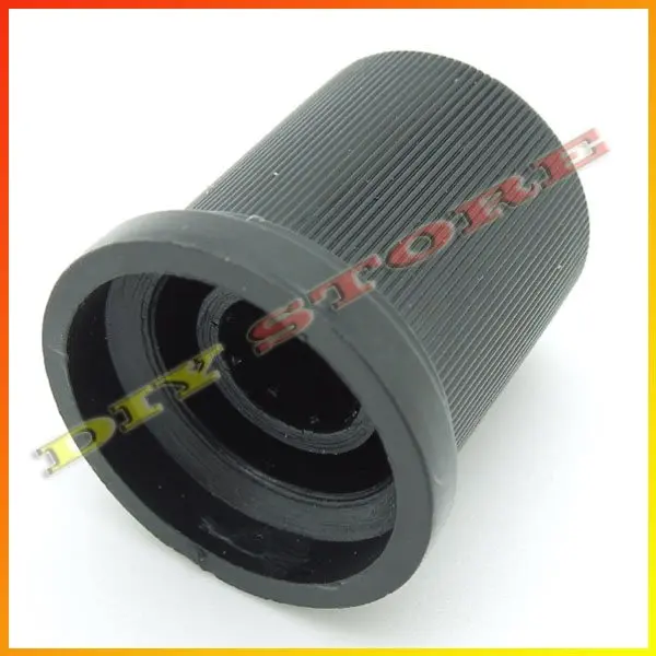wholesale 100pcs/lot Brand New black 17mm high 6mm 15/64" Shaft Diameter encoder Knobs+free shipping-10000411