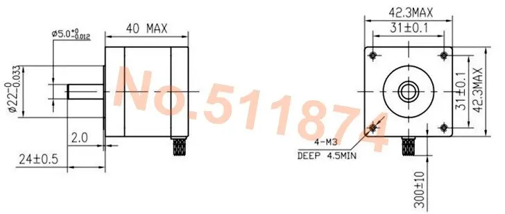 Отличный комплект! Wantai 4 Ось NEMA17 шаговый двигатель 42BYGHW609 56oz-in + драйвера DQ420MA 1.7a 36 В 128 микро ЧПУ RepRap DIY
