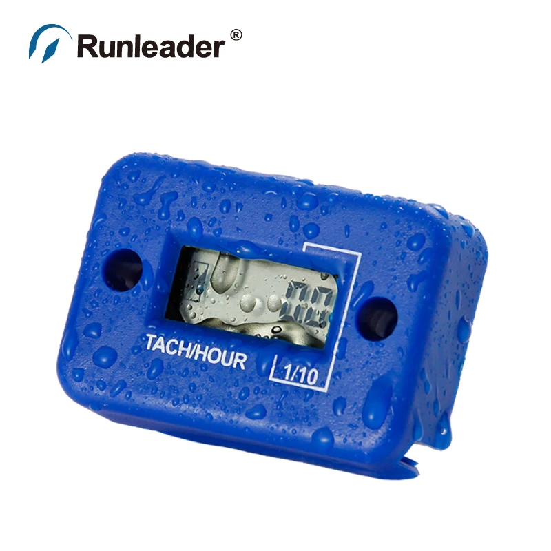 Водонепроницаемый синий бензин RPM Тахометр счетчика для гонки на снегоходах Dirt