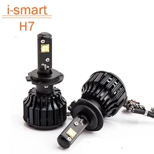 H7 led headlight car LED light 12v 30W 6000K auto led lights 24V for cars super bright halogen bulb as xenon h7 white