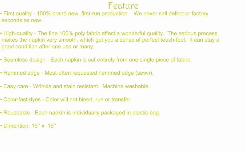feature for poly napkin 16'' 16'' copy