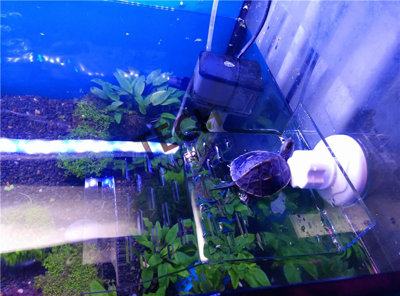 

18CM Transparent Acrylic Plastic Turtle Climb tortoise Floating Basking Platform Island Aquarium Decor