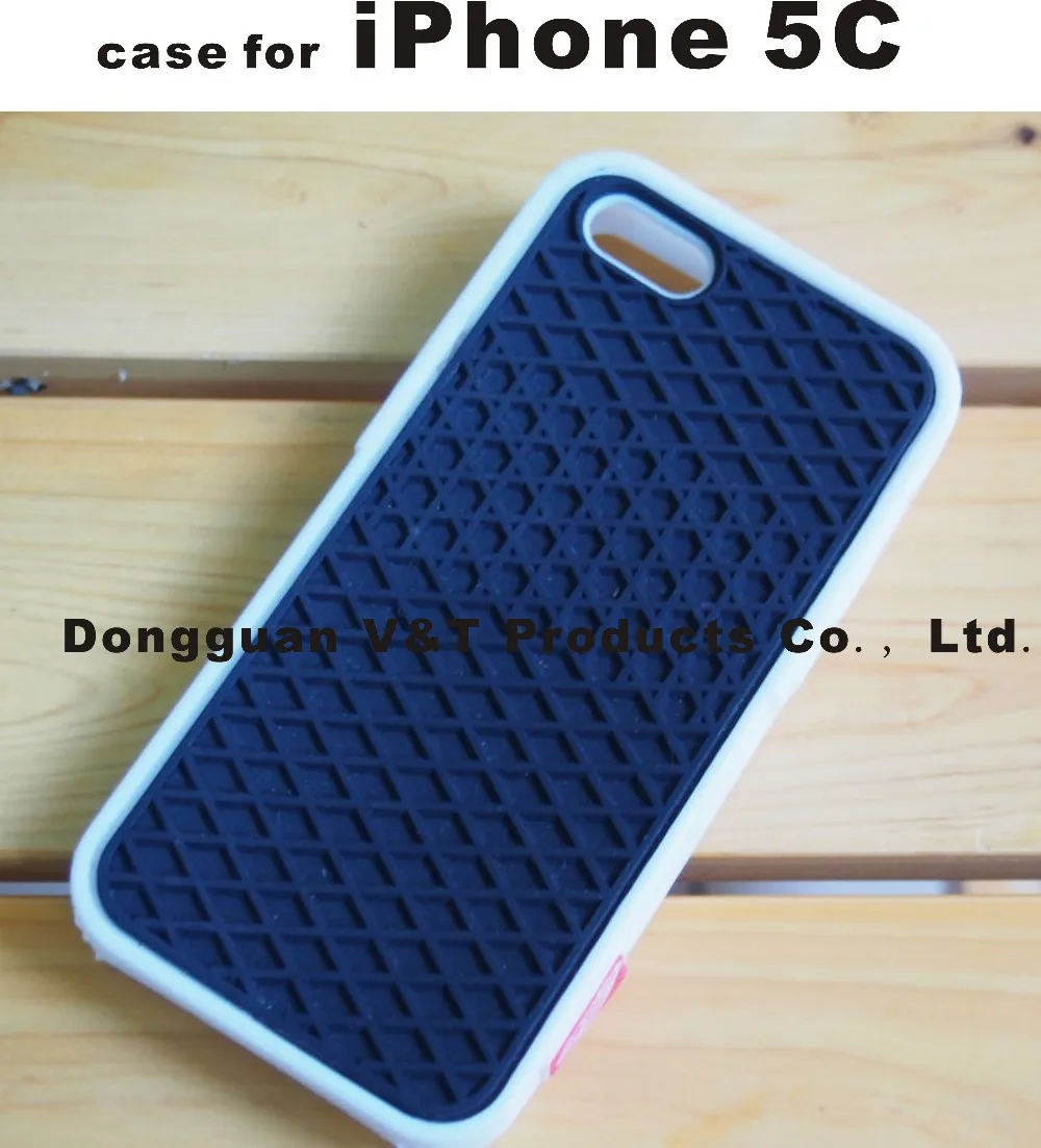 Waffle case for iphone5c, Van Sole Shoe Grid Silicone Soft case ...