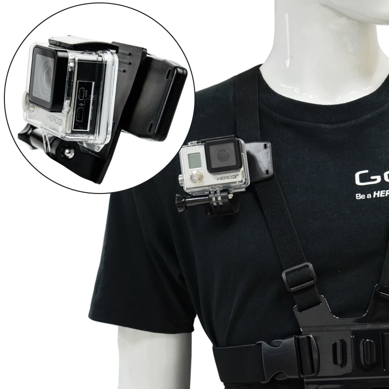 360 degree rotation Quick Attach bag holder Clip for Gopro hero 5 4 3 3 2
