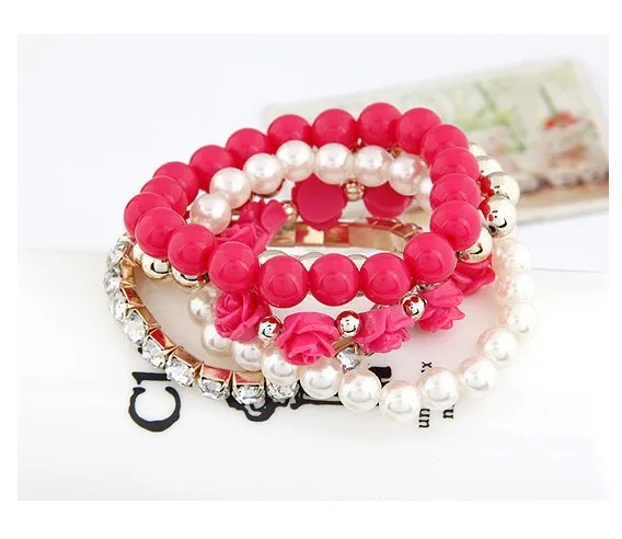 Cute Flower Charm Bracelet