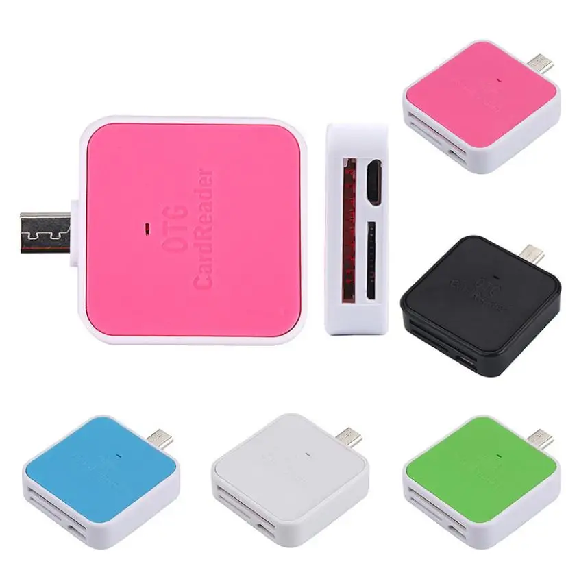 2 в 1 Usb Otg кардридер Micro Usb Otg Tf/Sd кардридер телефонный удлинитель-переходник флэш-накопитель адаптер для смартфона компьютера