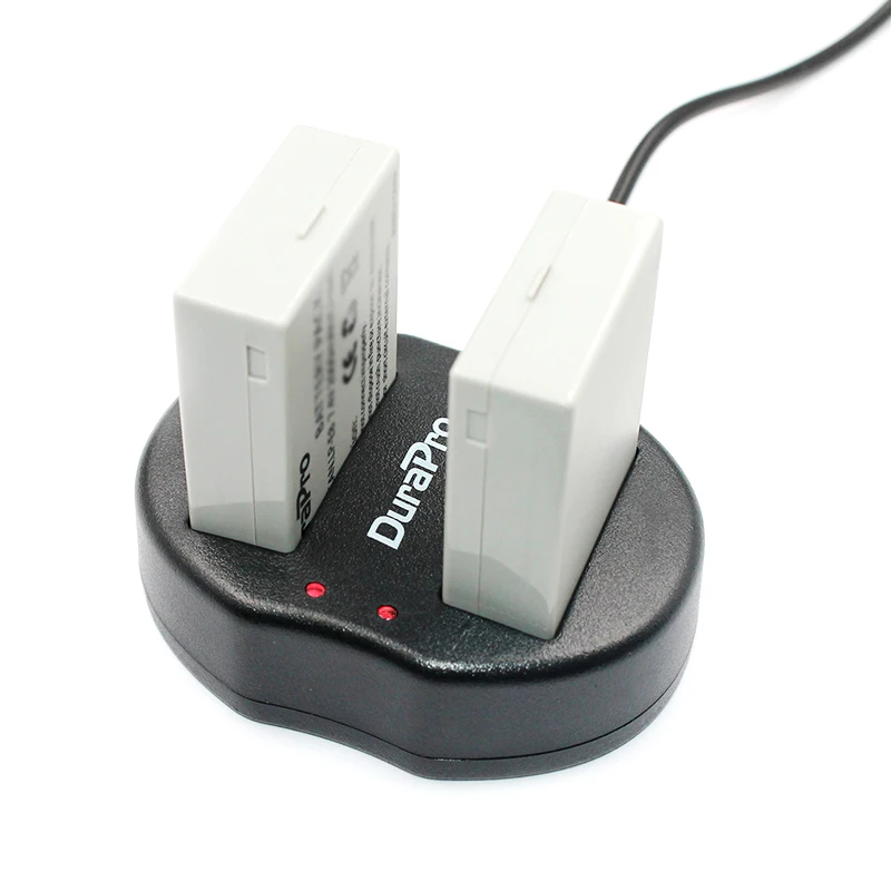 DuraPro 2 шт. LPE8 LP-E8 LP E8 Батарея+ USB Dual Зарядное устройство для цифровой однообъективной зеркальной камеры Canon EOS 550D 600D 650D 700D Rebel T2i T3i T4i T5i поцелуй X4 X5 X6i X7