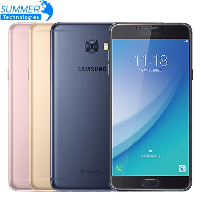 2017 Original Samsung Galaxy C7 Pro C7010 Mobile Phone Octa Core 4G LTE 4G RAM 64G ROM Dual Sim 5.7" 3300mAh 16MP Smartphone