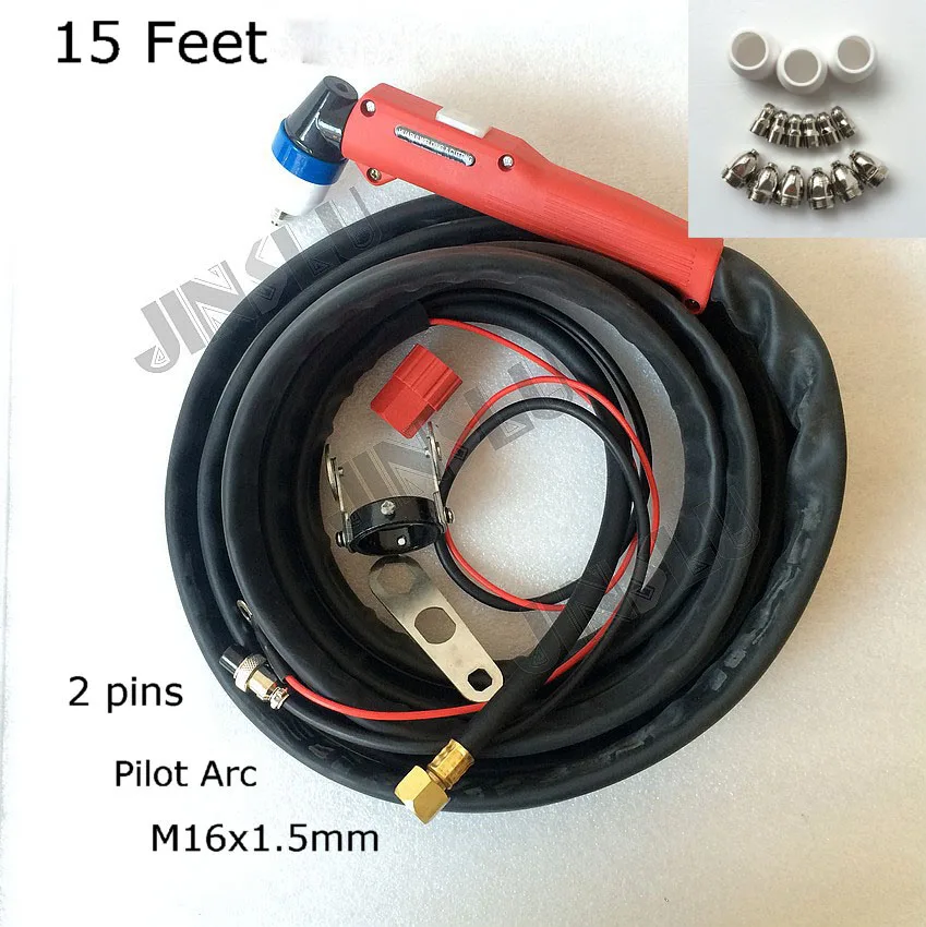 Free consumables P-80 P80 Panasonic style Plasma Cutter Cutting Torch Complete Pilot Arc for LGK63 LGK80 LGK100 15 feet Free consumables P-80 P80 Panasonic style Plasma Cutter Cutting Torch Complete Pilot Arc for LGK63 LGK80 LGK100 15 feet