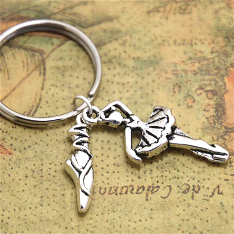 12 шт./лот балерина брелок для балета Очаровательная танцовщица танцев ювелирное