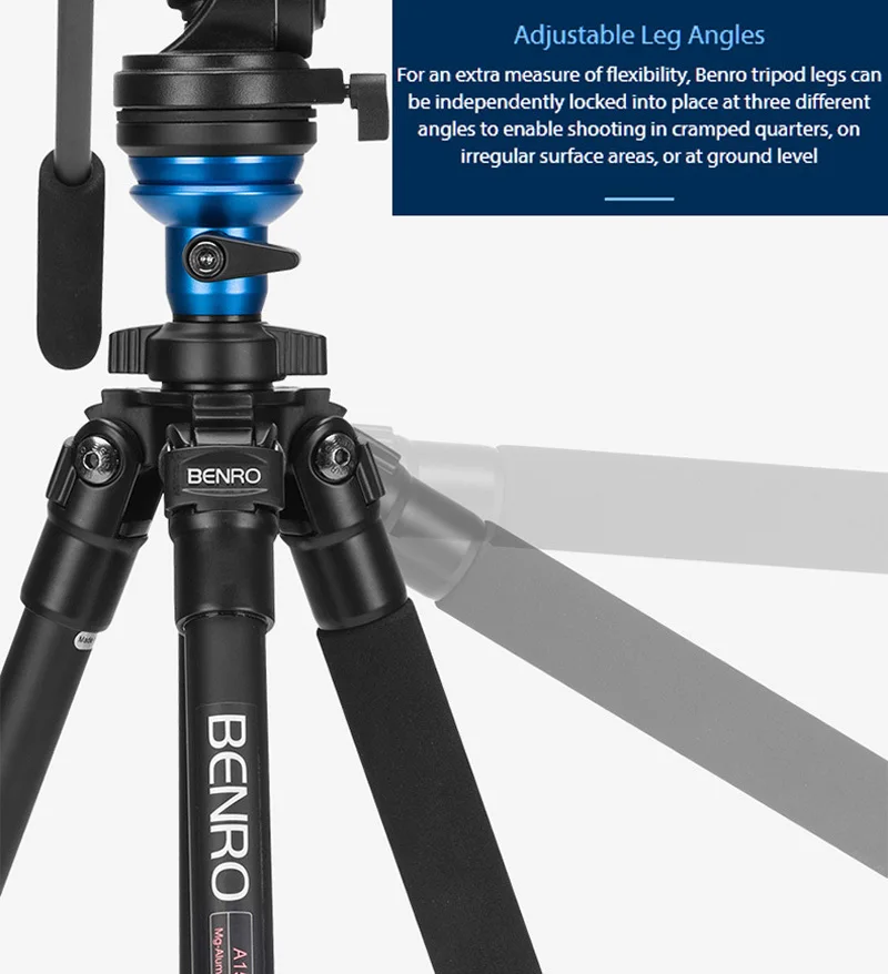 Экономичный Профессиональный Алюминиевый Штатив BENRO A1573FS2 для видеокамеры с 3d