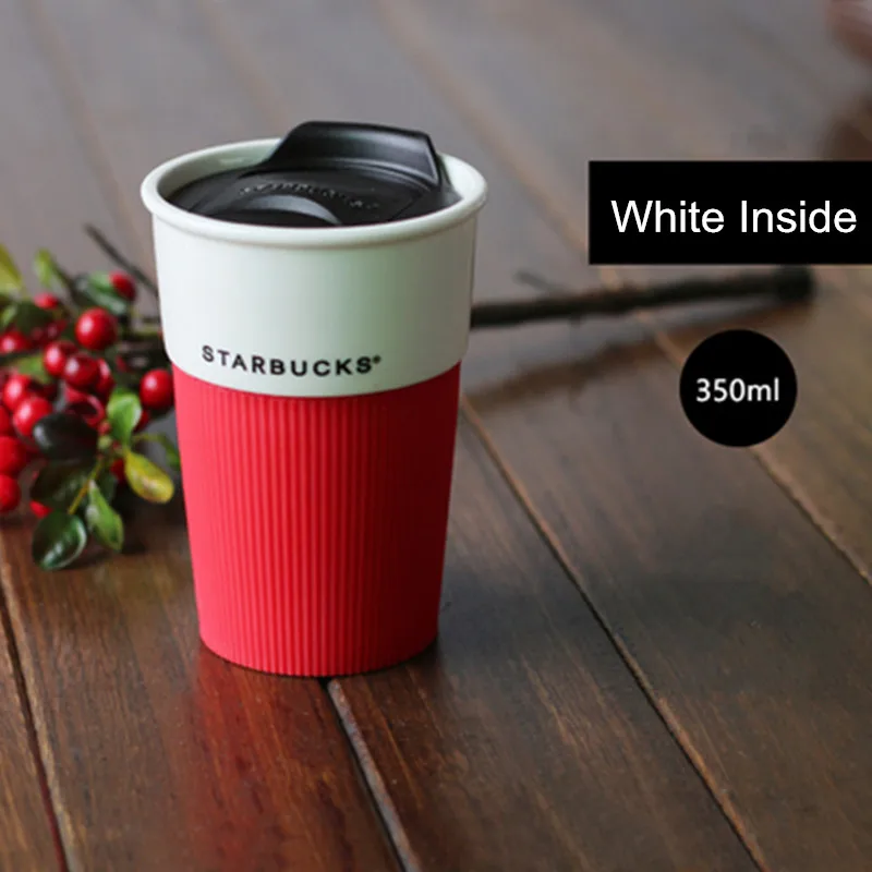 Небесно-голубой 350ml Mug Ceramic With Lid Spoon Water Cups And Mugs Porcelain Coffee Mug Office Cup Xicara Free Shipping - Цвет: Небесно-голубой