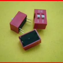 4 шт. DIP переключатель/dial-line уровень/2,54 шаг/2/тумблер/позолоченный/электронный компонент