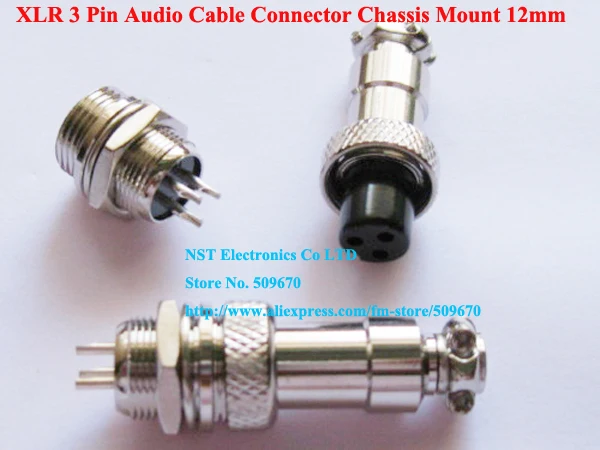 XLR 3 Pin 12mm Audio Cable Connector Chassis Mount-3.jpg