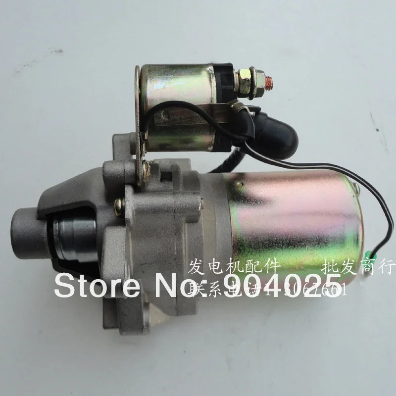168F GX160 стартовый двигатель 2KW-3KW Электрический стартовый двигатель