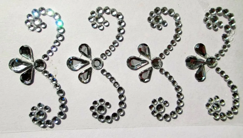 Процветать танцы самоклеящиеся Стикеры Rhinestone оптовые наклейки скрапбукинга дневник мобильного хрустальные наклейки Бесплатная доставка