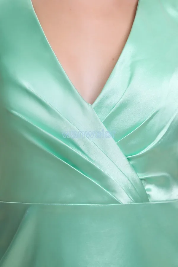 vestido де noiva barato аква атласная короткие легкой струящейся платье для женщин vestidos formales невесты платья