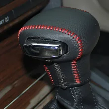 Caso per SKODA Octavia/Superb copertura styling Auto in Vera pelle cambio automatico cambio di marcia manopola della decorazione D’interni