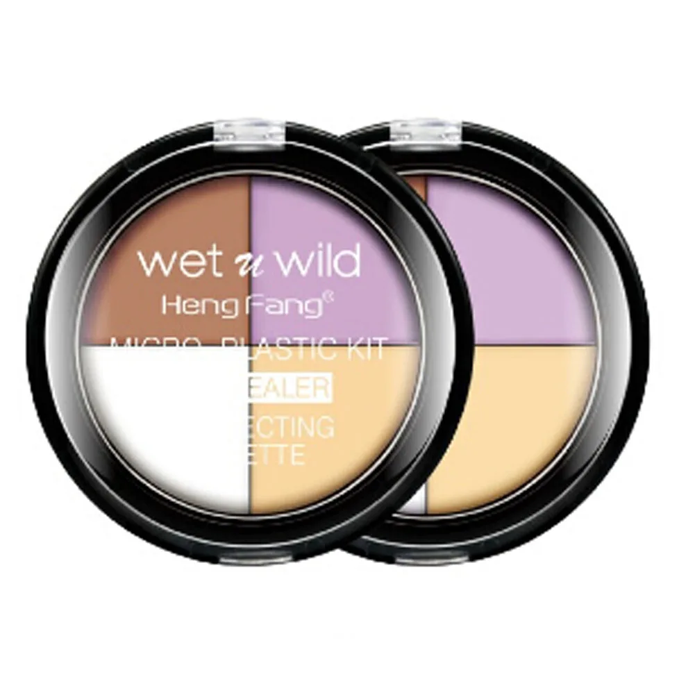 Heng Fang Wet& Wild микро пластиковый набор консилер для лица корректирующая палитра 4 цвета хайлайтер контур водостойкий стойкий Comestics