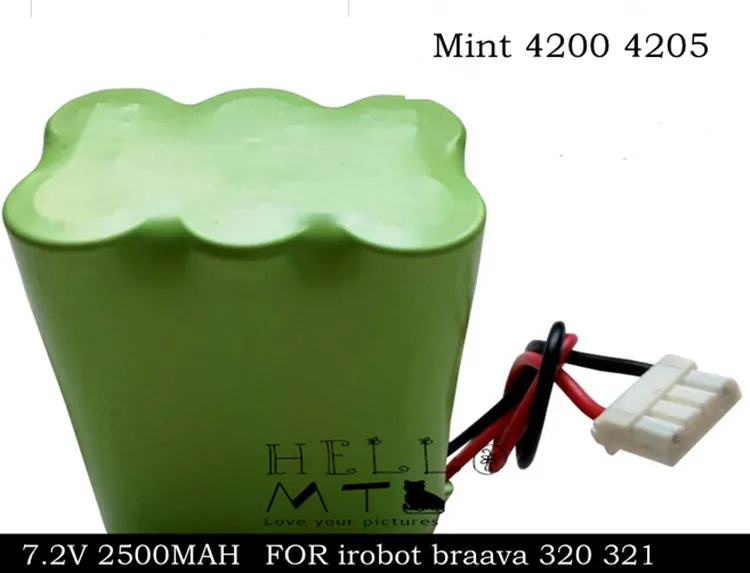 Аккумуляторная батарея 7 2 в 2500 мАч для робота пылесоса Mint 4200 4205 irobot Braava320 321 с