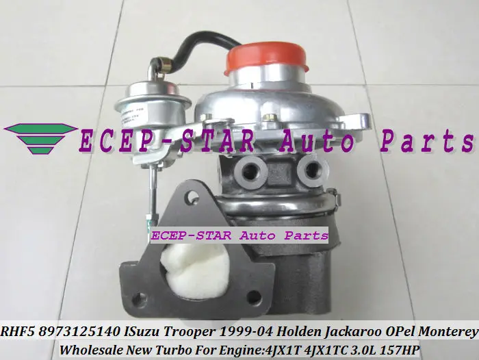 Turbo RHF5 8973125140 VA430070 Turbocharger FOR ISUZU Trooper 1999-2004 HOLDEN Jackaroo OPEL Monterey 4JX1T 4JX1TC 3.0L 157HP
