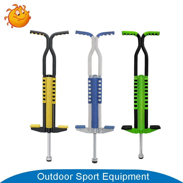Outdoor fitness equipment double pole red color adult pogo stickin