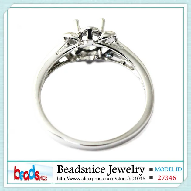 Beadsnice ID27346 новое Серебро 925 полукрепление Кольца Настройки ювелирных изделий diy уникальные кольца для женщин ювелирных изделий ручной работы