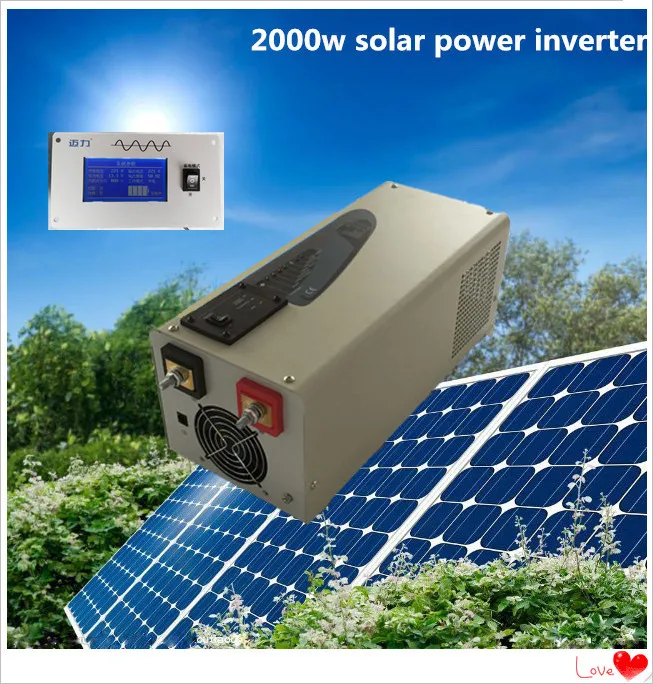 CE, ROHS, ISO9001 утвержден, инвертор 2000 w dc24v к 230vac 50 Гц низкочастотный солнечный инвертор с ЖК-дисплей Дисплей