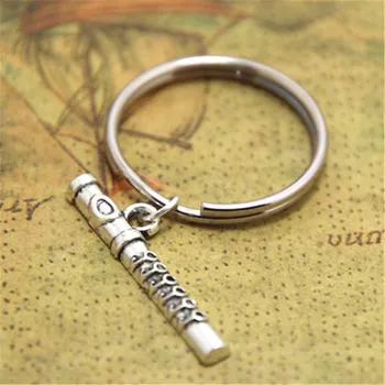 

12pcs/lot Flute Keychain Flute Charm keyring Flute Jewelry Music Teacher Gift, Flutist Gift, Instrumental