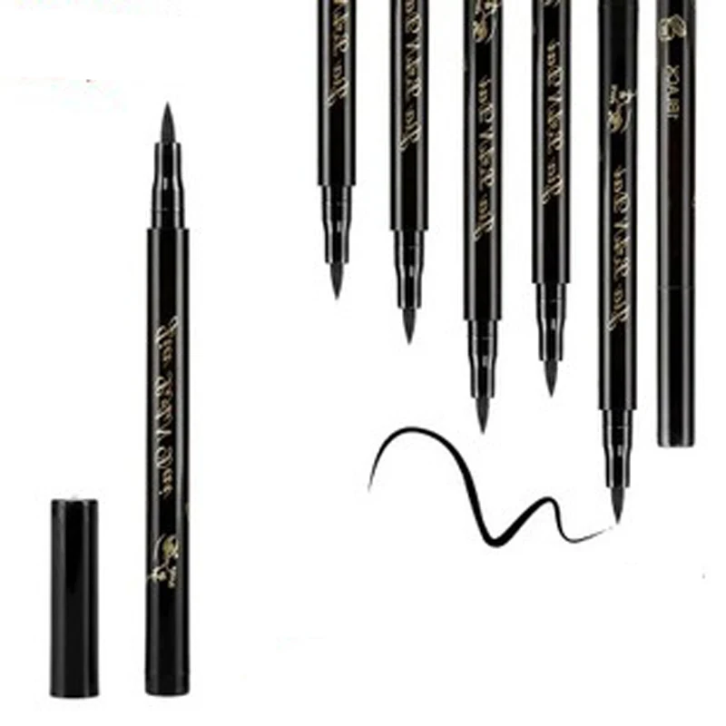 EL02 Black Eyeliner Высокое качество долговечный карандаш для глаз Карандаш Водостойкий Smudge-proof жидкая подводка в ручке черный карандаш для глаз косметический инструмент для красоты - Цвет: EL02 Black Eyeliner