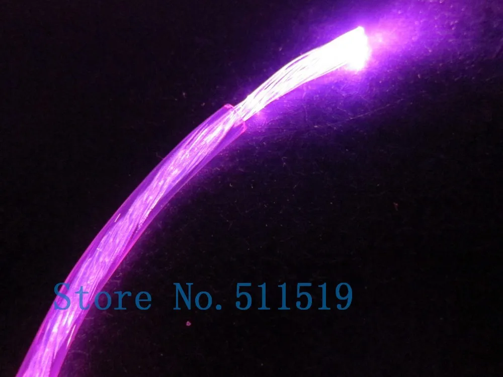 Волоконно-оптический Волоконно-оптический кабель fiber14 пряди* 0,75 мм витая сторона светящиеся, диаметр 6 мм для волоконно-оптического освещения