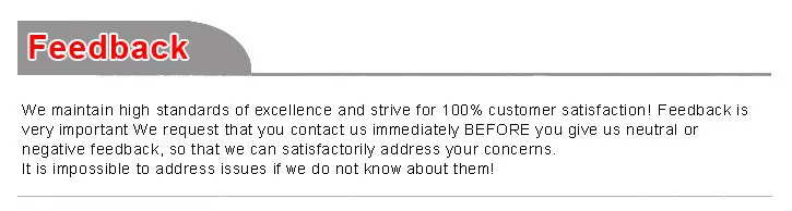 feedback