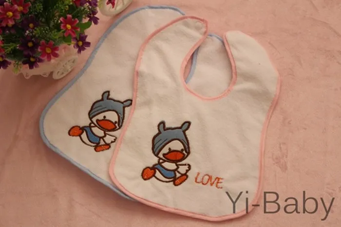 Yb0026 розовый Baby Bib водонепроницаемый нагрудник Burp Полотна младенческой слюны полотенца 12 шт./компл