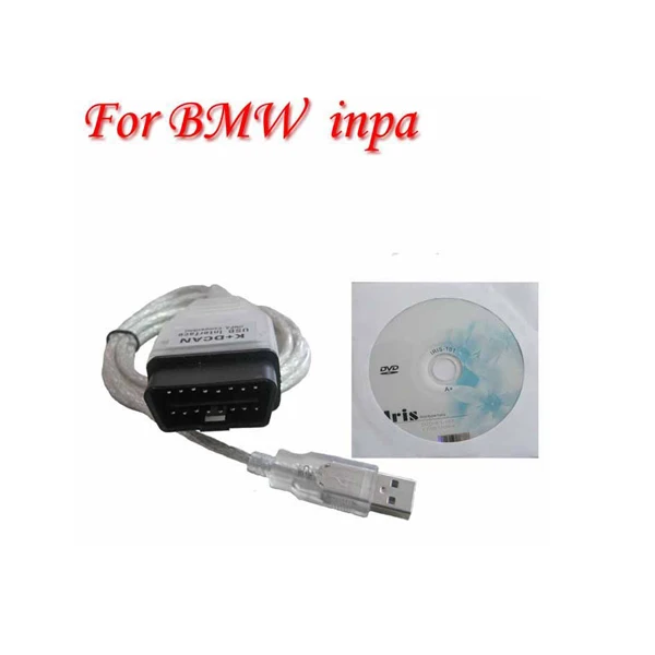 По DHL или FedEx 20 шт для B M W INPA K+ кабель DCAN с 20pin кабелем