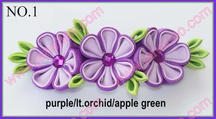 145 шт. 6 ''новые Kanzashi лепесток заколки катушка заколки волосы девушка клип