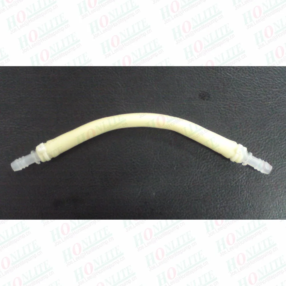 Peristaltic tube assembly with FDA approved 1/4" PharMed BPT